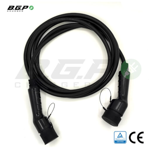 כבל טעינה לרכב חשמלי 11KW סוג 8