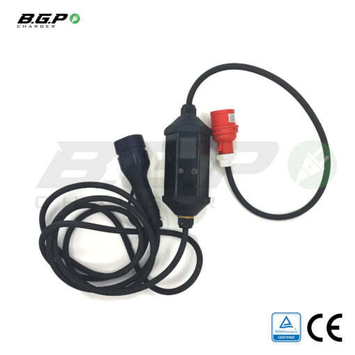 עמדת טעינה ניידת לרכב חשמלי 11KW סוג 1