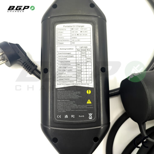 ⁦עמדת טעינה ניידת לרכב חשמלי 3.5KW סוג 9⁩ – תמונה ⁦8⁩